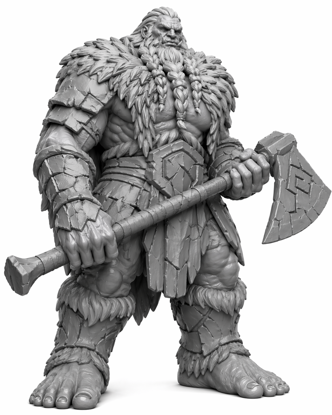 Frost Giant Warrior Miniature