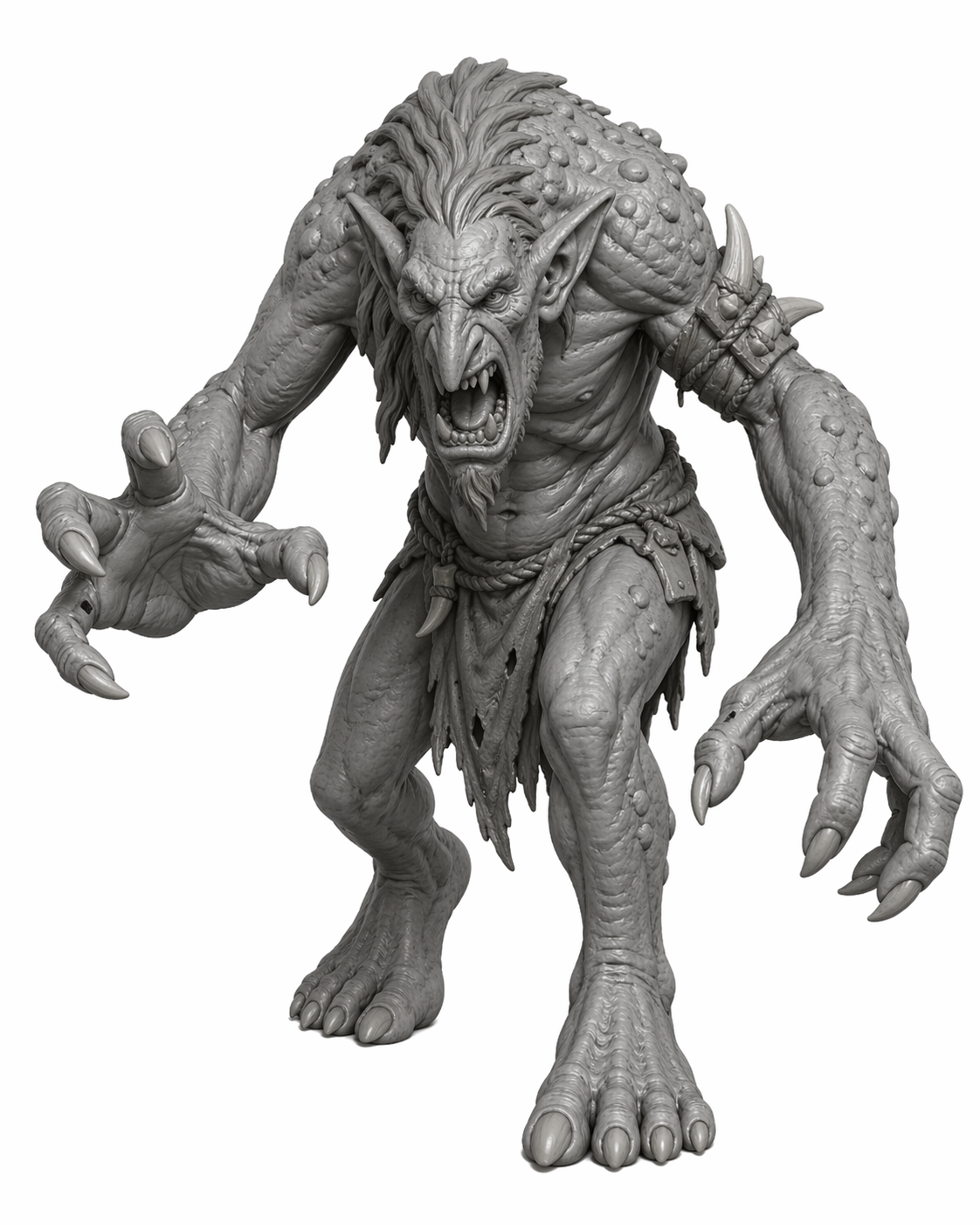 Savage Troll Miniature